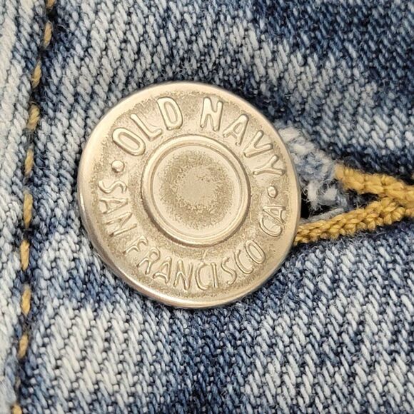 Old Navy Women's O.G. Straight Jeans Size 4 Medium Wash Blue Denim 26x27 - Picture 9 of 11